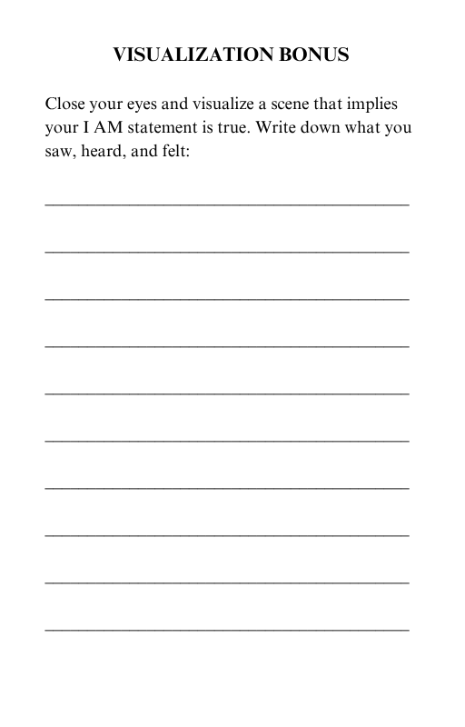The Hidden Power of I AM Workbook