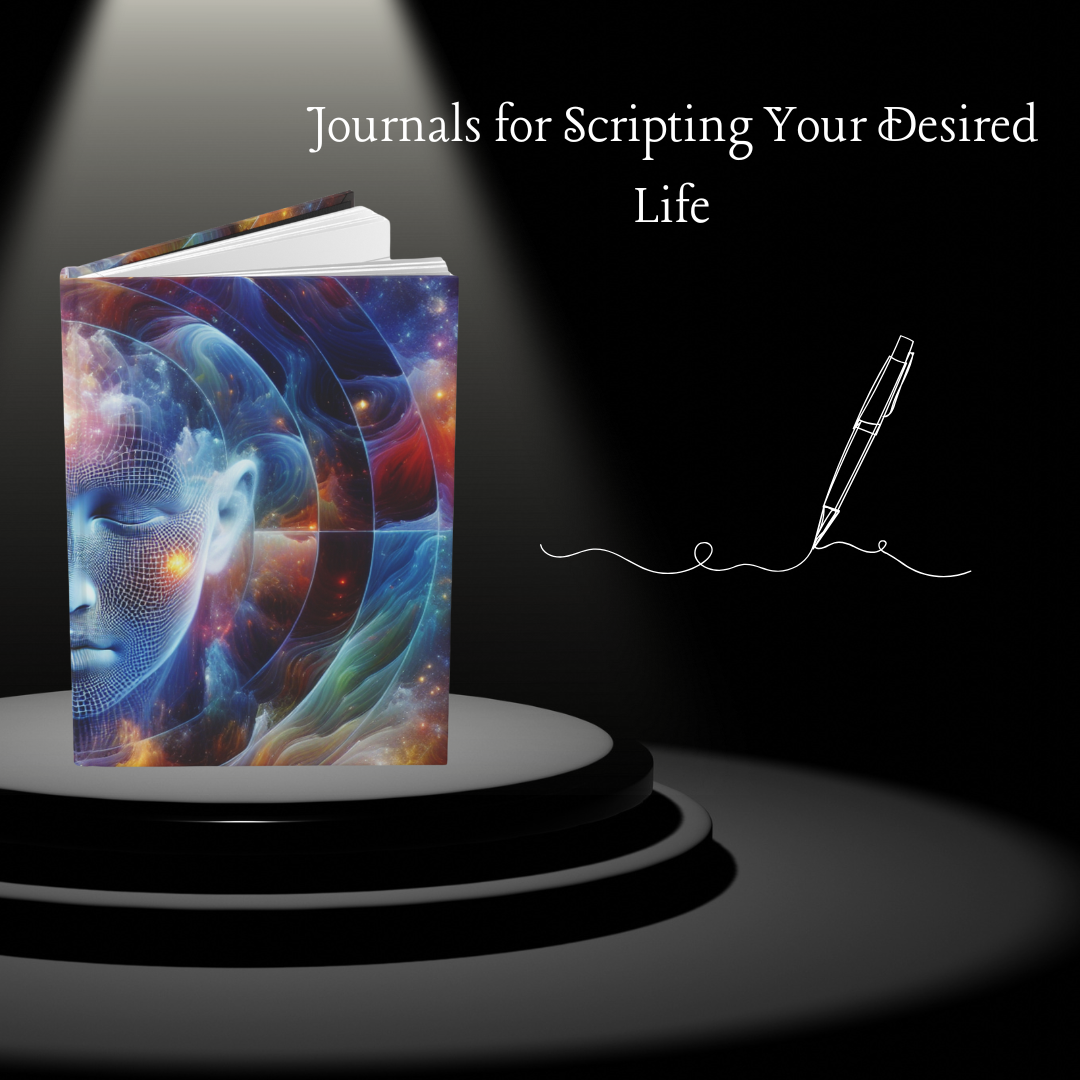 The Cosmic Mind of Man Hardcover Journal - Matte