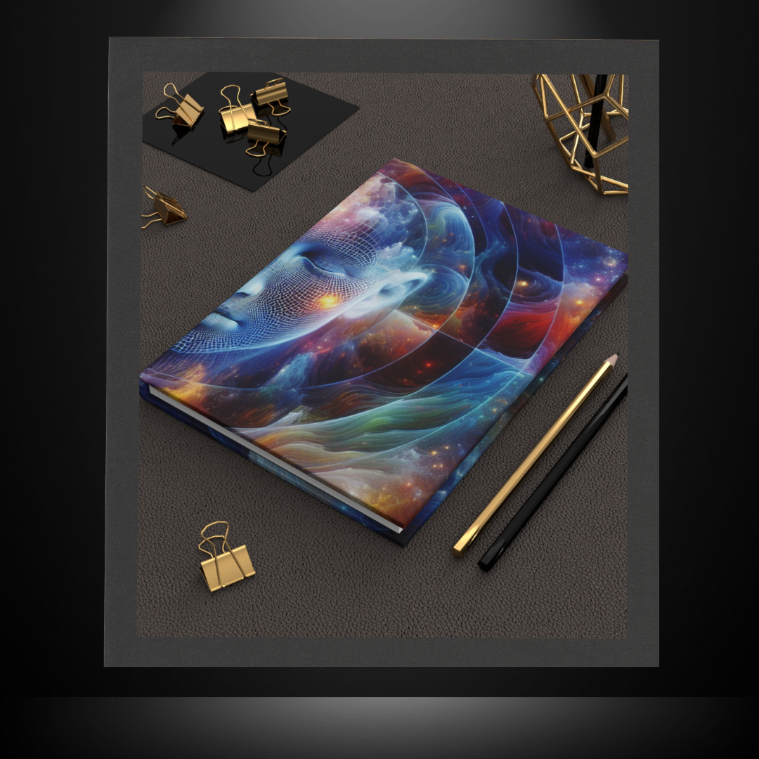 The Cosmic Mind of Man Hardcover Journal - Matte