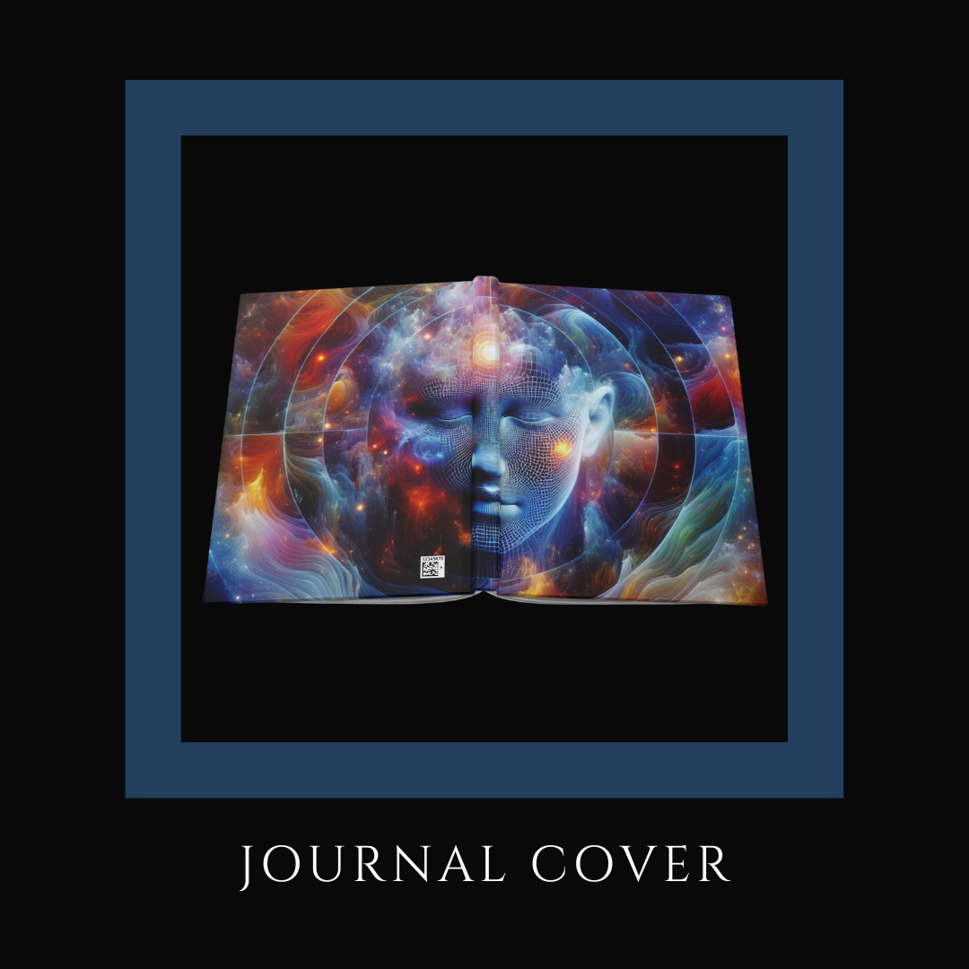 The Cosmic Mind of Man Hardcover Journal - Matte