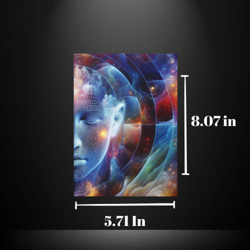 The Cosmic Mind of Man Hardcover Journal - Matte