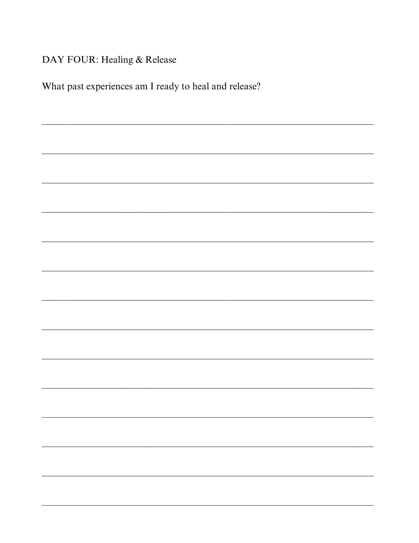 5 Day Spiritual Awakening Journal Prompts