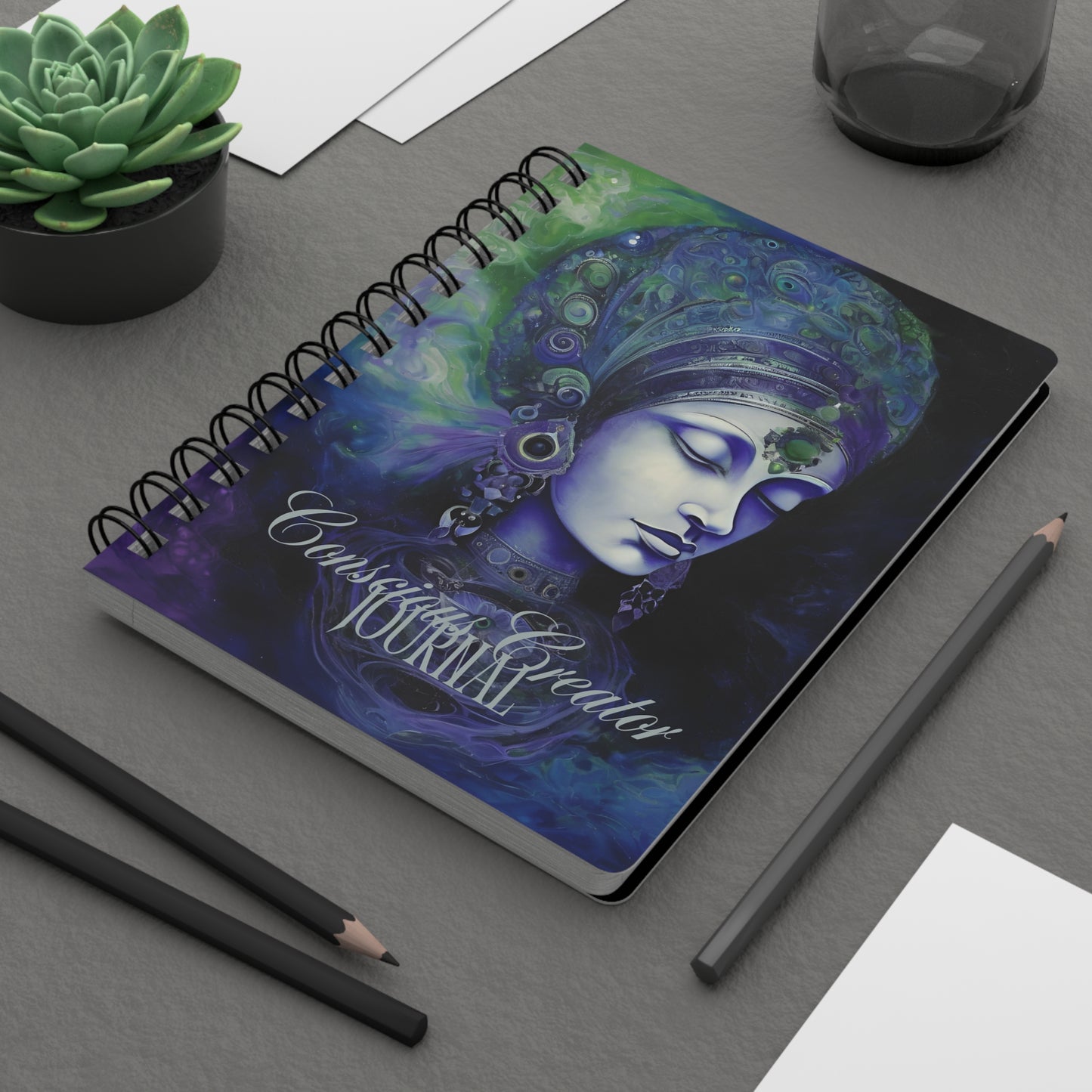 Spiral Bound Journal for Creative Souls - The Conscious Creator - Wisdom Edition