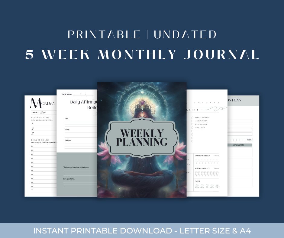 The Conscious Creator Planner - The Goddess Edition - Thirty-One Day Digital Planner