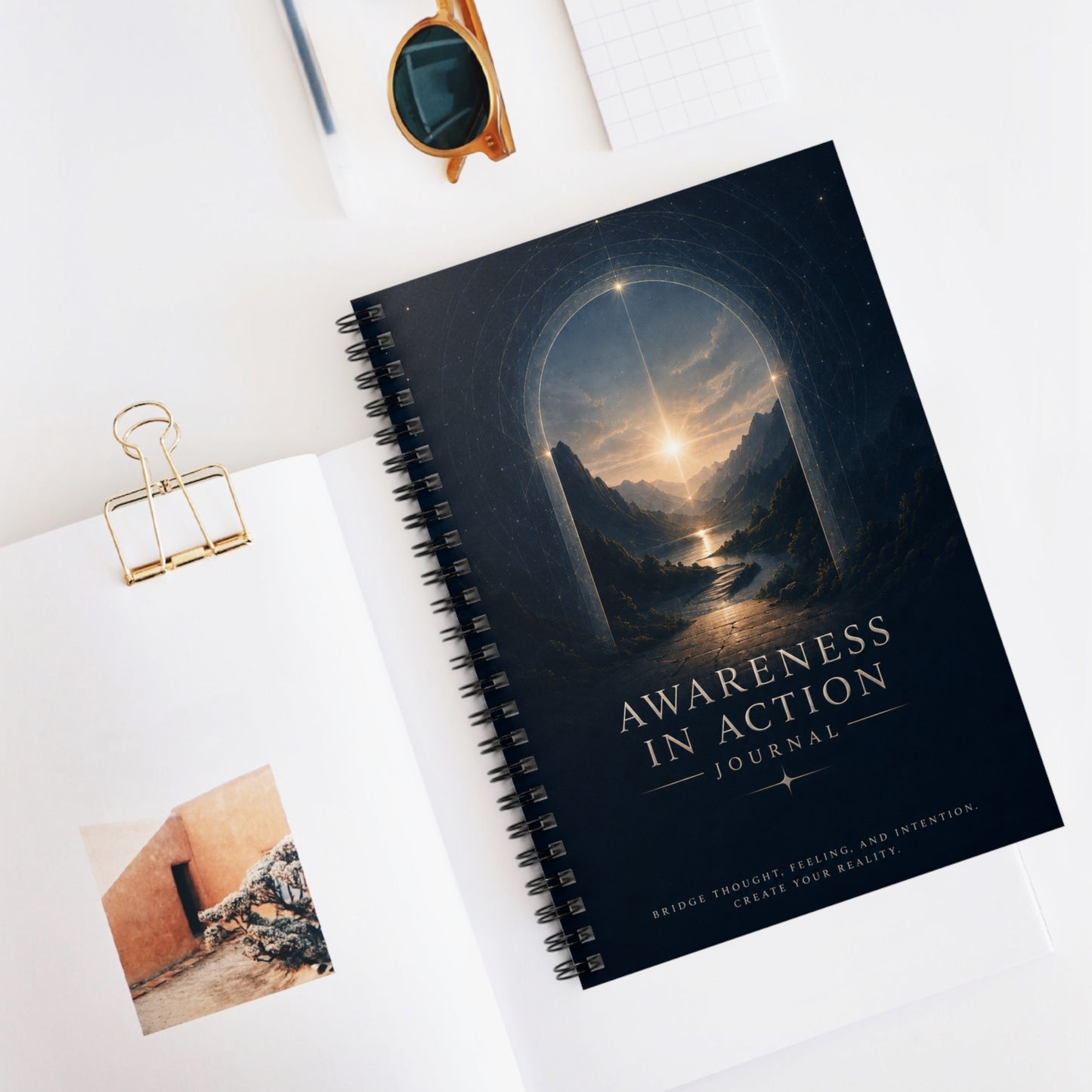 Awareness in Action Spiral Notebook Journal