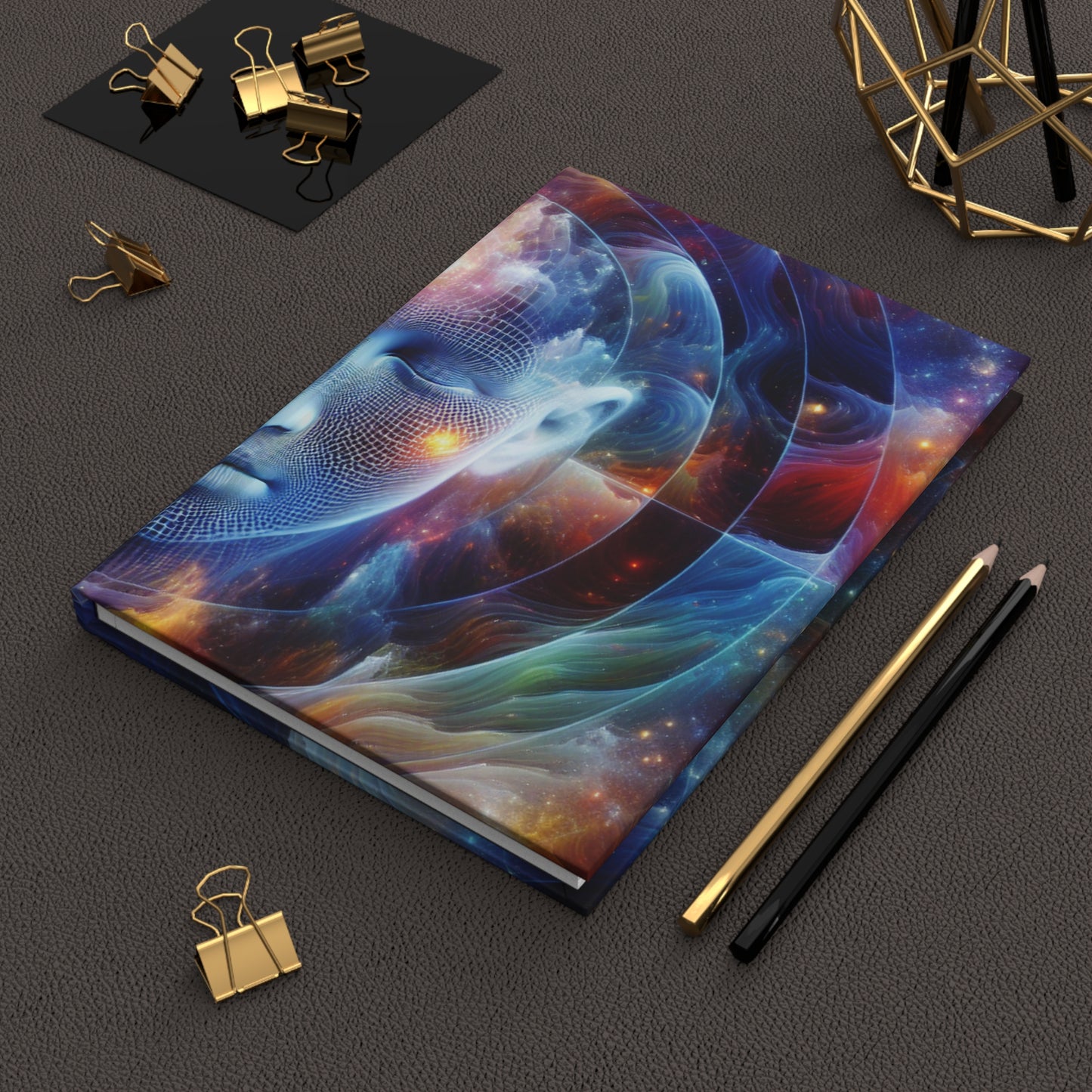 The Cosmic Mind of Man Hardcover Journal - Matte