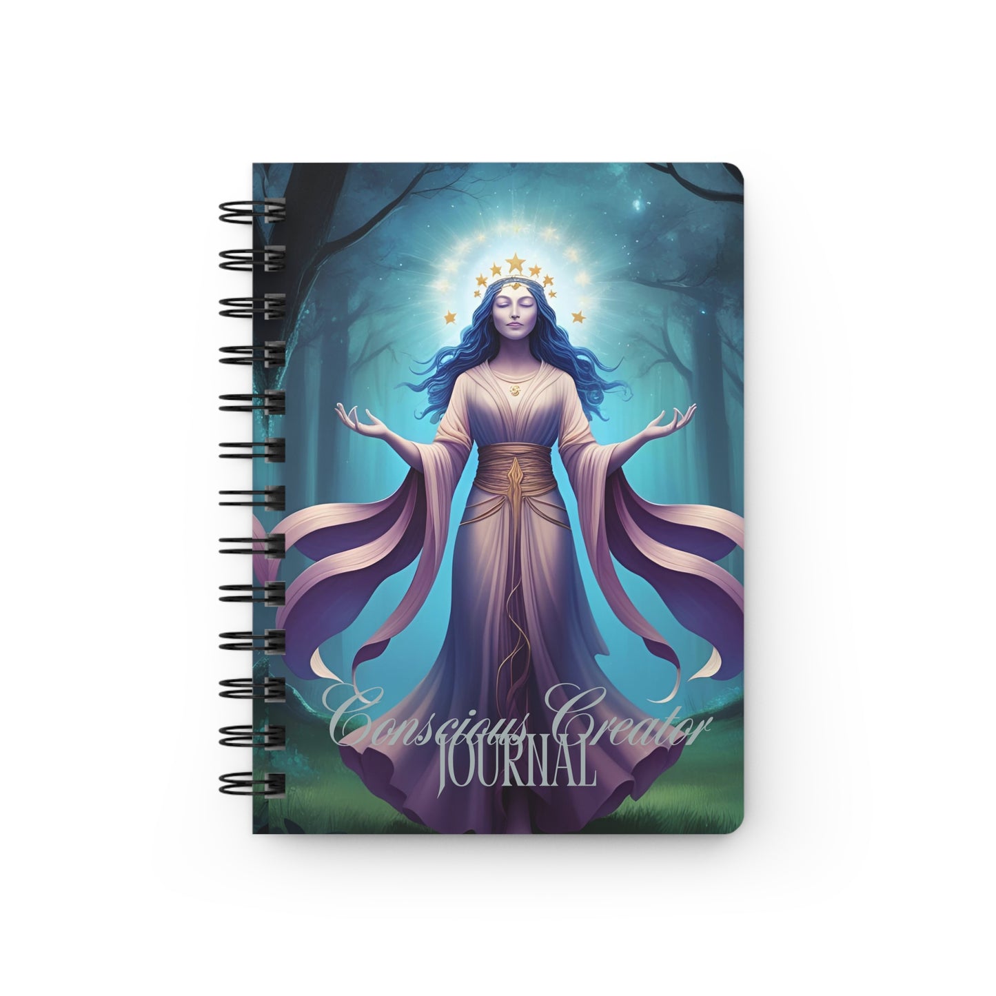 Spiral Bound Journal for Creative Souls - The Goddess - Divine Feminine Edition