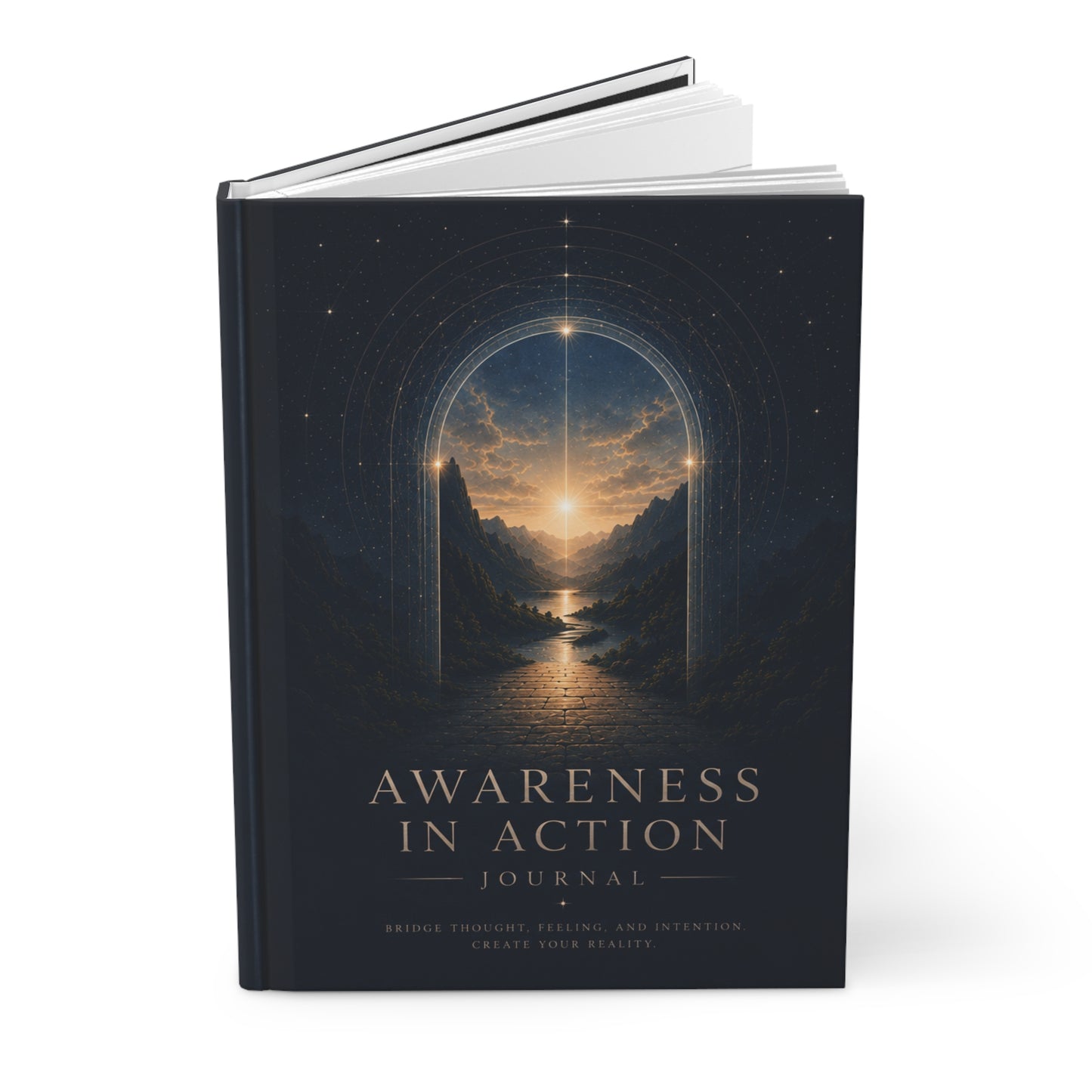 Awareness in Action Hardcover Journal: Guided Mindfulness & Reflection Notebook