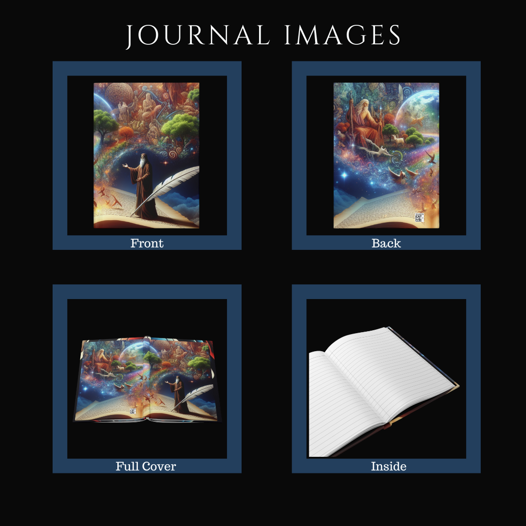 Imagination Creates Reality Hardcover Journal - Matte