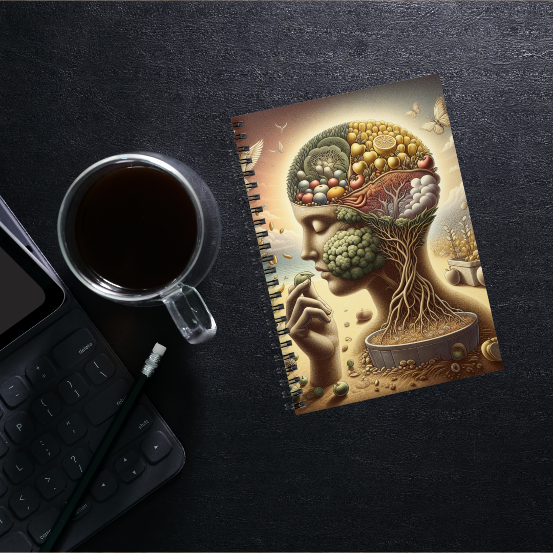 The Garden of the Mind (Neutral) Spiral Notebook - Ruled Line