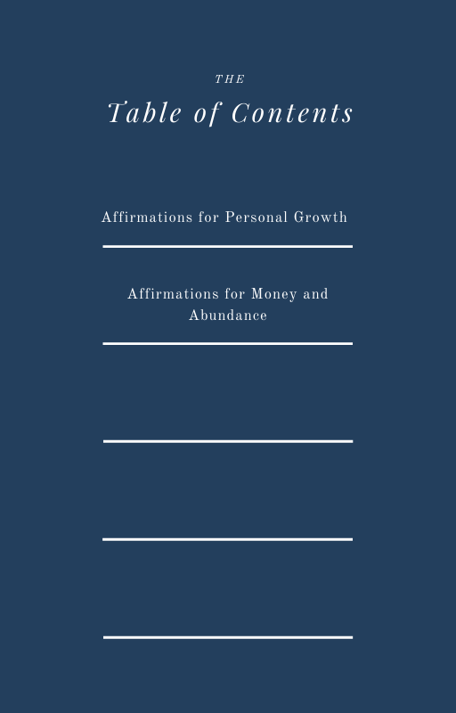 Affirmations for Health, Wealth, Career, Love, Adventure, and More