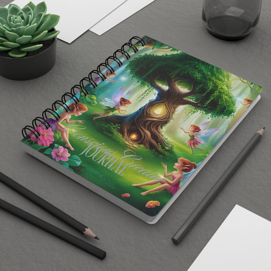 Spiral Bound Journal for Creative Souls - Fairies Edition - Divine Feminine Edition