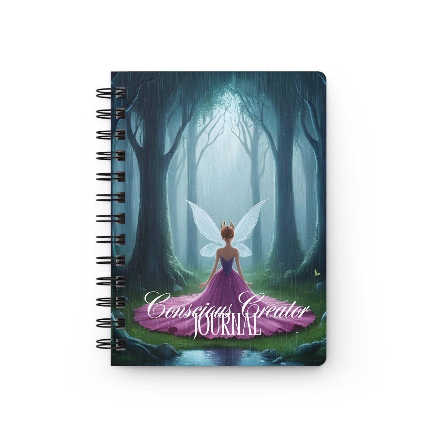 Spiral Bound Journal for Creative Souls - Fairy Forest - Divine Feminine Edition