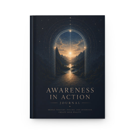 Awareness in Action Hardcover Journal: Guided Mindfulness & Reflection Notebook