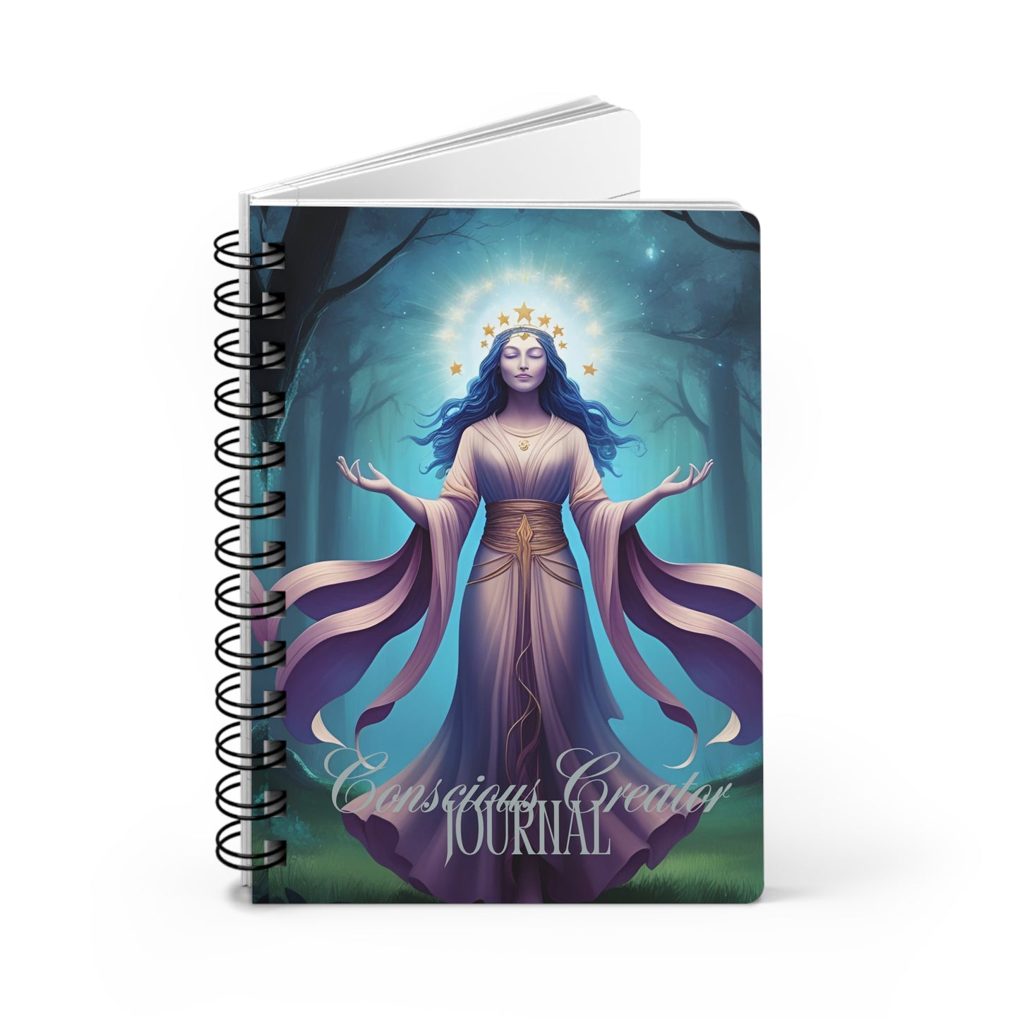 Spiral Bound Journal for Creative Souls - The Goddess - Divine Feminine Edition
