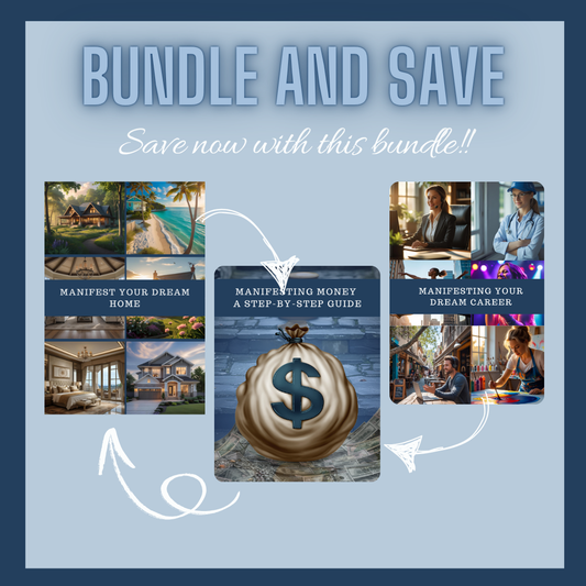 The Ultimate Manifestation Workbook Bundle: Career, Money, and Dream Home