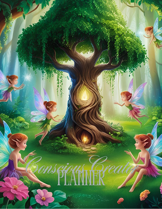 The Conscious Creator Planner - Fairies Edition - Thirty-One Day Digital Planner