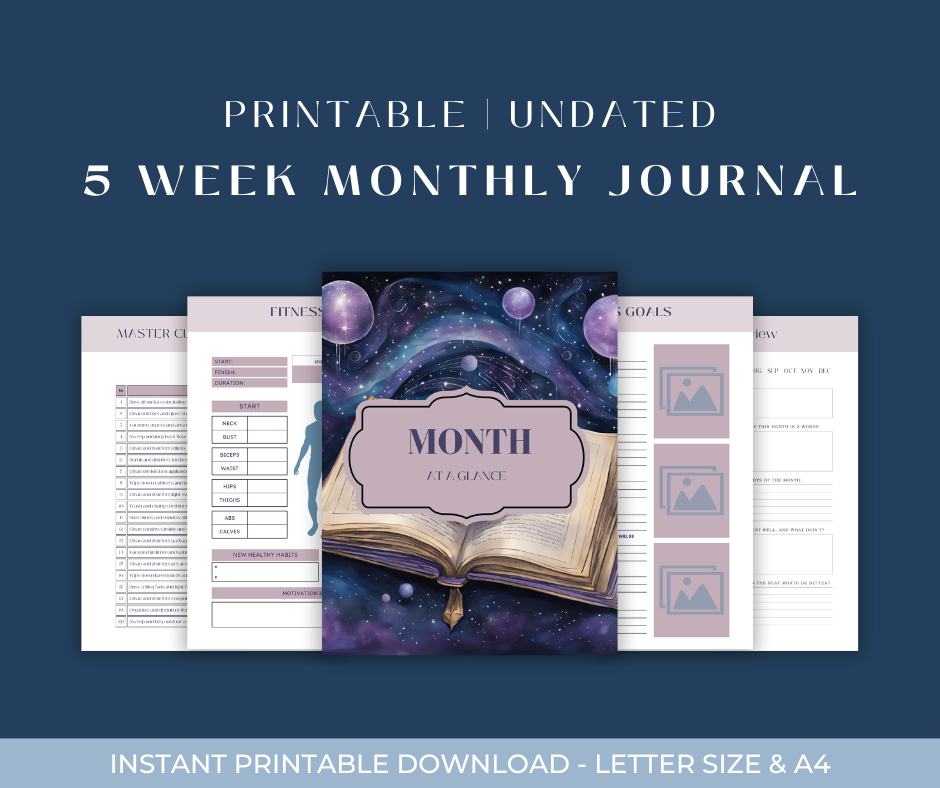 The Conscious Creator Planner - Divine Feminine Edition -  Thirty-One Day Digital Planner